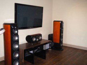 College Station Home Theater Room with High End System